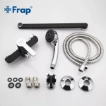 Смеситель для ванны FRAP F2242 черный/хром
