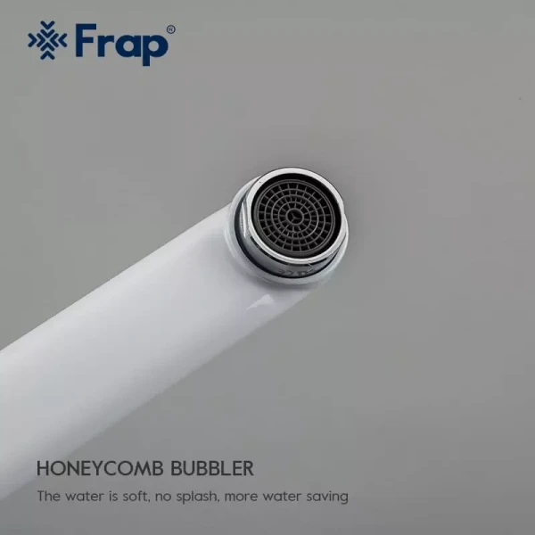 Смеситель для ванны FRAP F2249 белый/хром