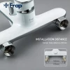 Смеситель для ванны FRAP F3249 белый/хром