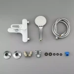 Смеситель для ванны FRAP F3249 белый/хром