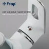 Смеситель для кухни FRAP F4049 с гибким изливом белый/хром