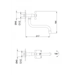 Монокран для кухни FRAP F4808 хромированный
