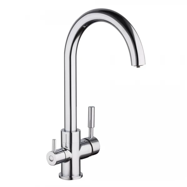 Смеситель для кухни FRAP F4352 хромированный для двух видов воды