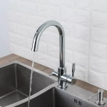 Смеситель для кухни FRAP F4352 хромированный для двух видов воды