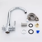 Смеситель для кухни FRAP F4352 хромированный для двух видов воды