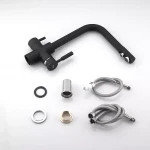 Смеситель для кухни FRAP F4352-7 для двух вод черный