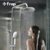 Душевая система FRAP F2449 с поворотным изливом, переключателем на лейку, 3 режима, белая/хром