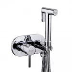 Гигиенический душ со смесителем FRAP F7505 хромированный