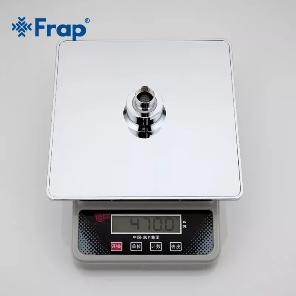 Воронка для душа (Тропический душ) FRAP F001-20 200x200 мм хром