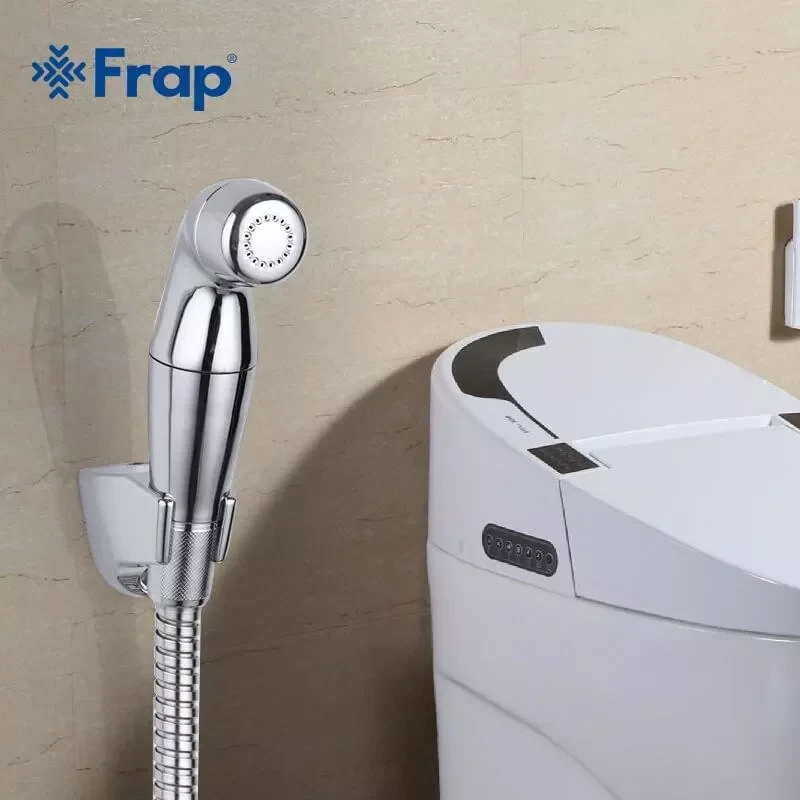 Гигиенический душ Frap F27 с воронкой, шлангом и кронштейном.
