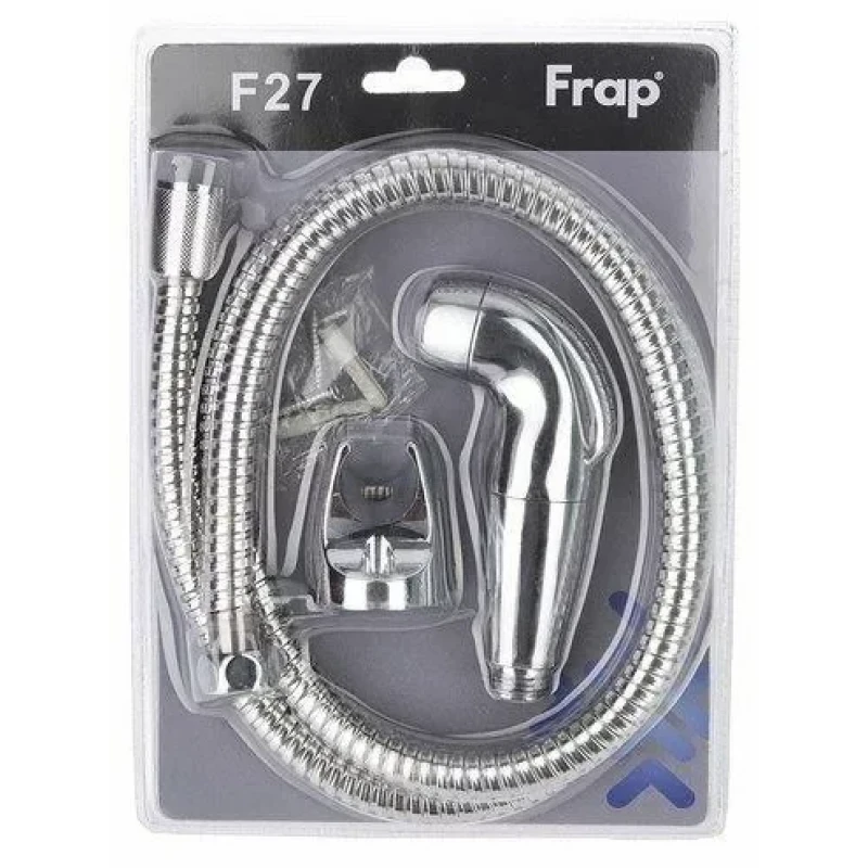 Гигиенический душ Frap F27 с воронкой, шлангом и кронштейном.