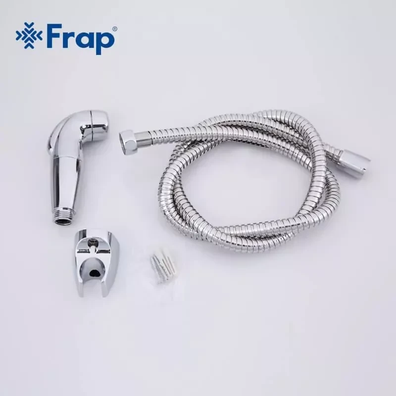 Гигиенический душ Frap F27 с воронкой, шлангом и кронштейном.