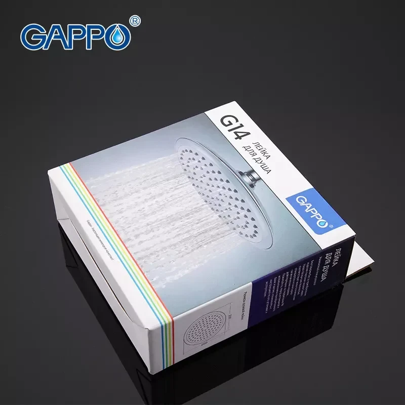 Тропічний душ GAPPO G14, Ø200 мм, хром