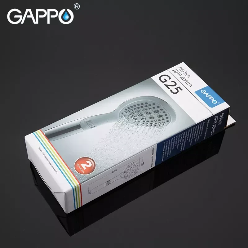 Воронка для душа GAPPO G25 с двумя режимами белая