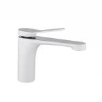 Смеситель для умывальника FRAP F1045 белый/хром