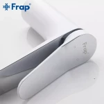 Смеситель для умывальника FRAP F1045 белый/хром