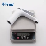 Смеситель для умывальника FRAP F1045 белый/хром