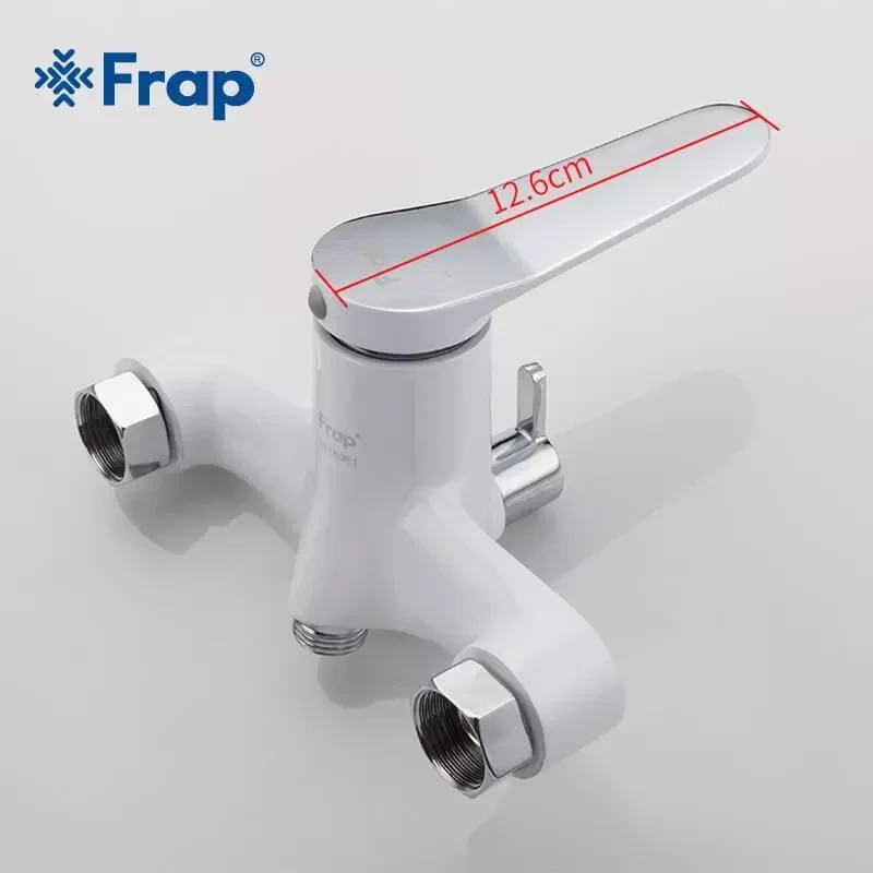 Смеситель для ванны FRAP F2245 белый/хром