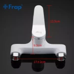 Смеситель для ванны FRAP F3245 белый/хром