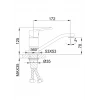 Смеситель для кухни FRAP F4546 хромированный