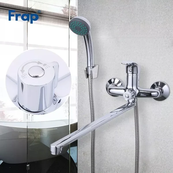 Смеситель для ванны FRAP F2236 хромированный