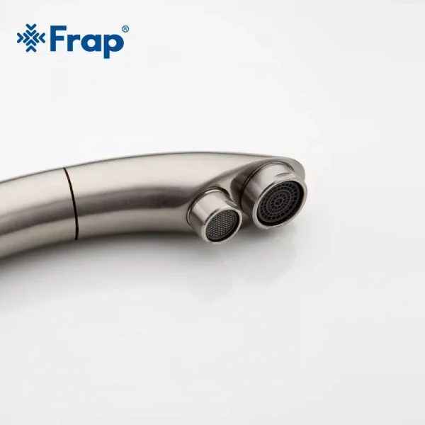 Смеситель для кухни FRAP F4399-5 сатин для двух вод