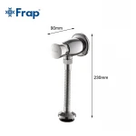 Кран нажимной для писсуара FRAP F7201 хромированный механический