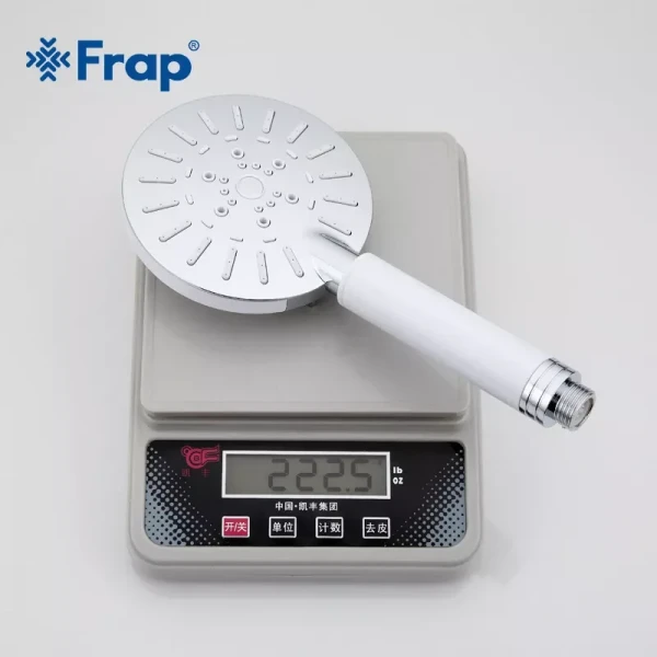 Лейка для душа FRAP F008 3-режимная белая/хром