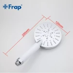 Лейка для душа FRAP F008 3-режимная белая/хром