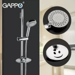 Душевый гарнитур GAPPO G8008 хромированный