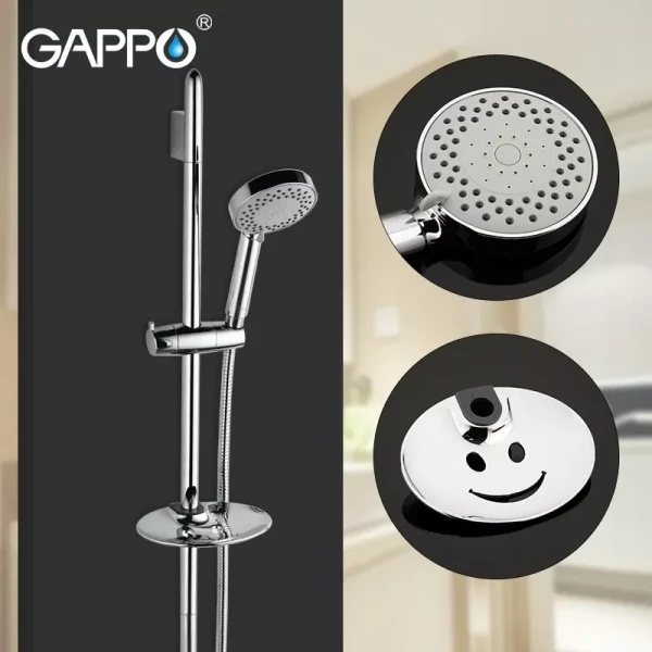 Душевый гарнитур GAPPO G8008 хромированный
