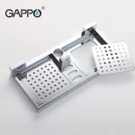 Душовий гарнітур з полицею GAPPO G8010, хром