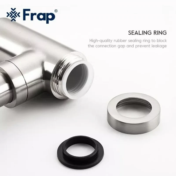 Сифон для раковини Frap F82 під донний клапан, латунь, хром