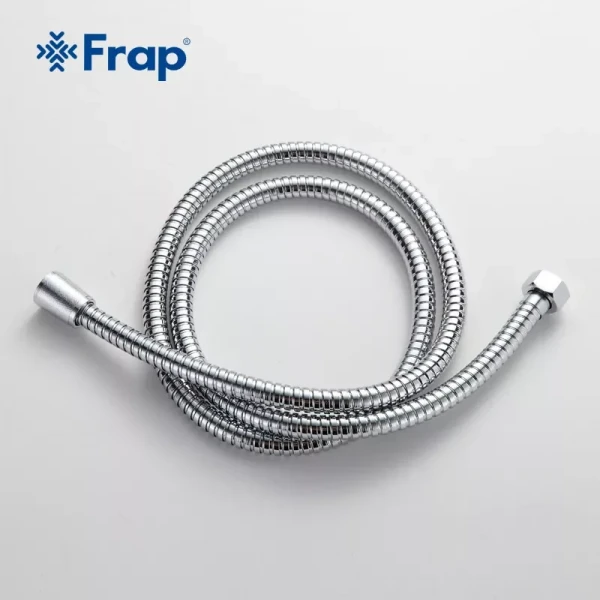 Шланг душовий Frap F43, нержавіюча сталь, 1500 мм, хром