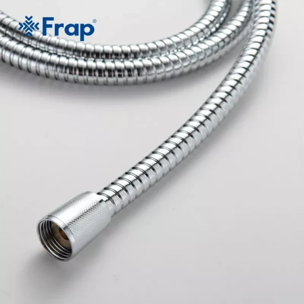 Шланг душовий Frap F43, нержавіюча сталь, 1500 мм, хром