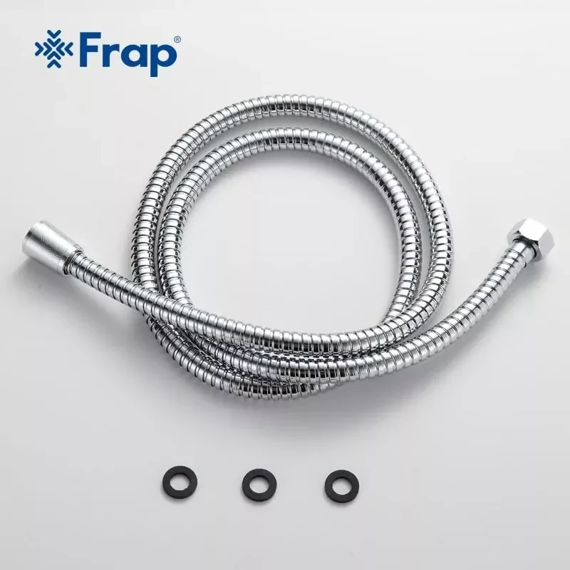 Шланг душевой FRAP F43 1500 мм нержавеющая сталь хромированный