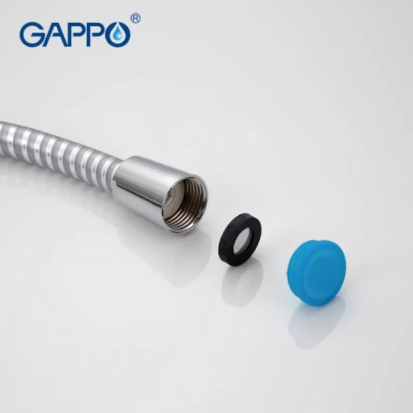 Шланг для душа GAPPO G42 1500 мм серый/хром