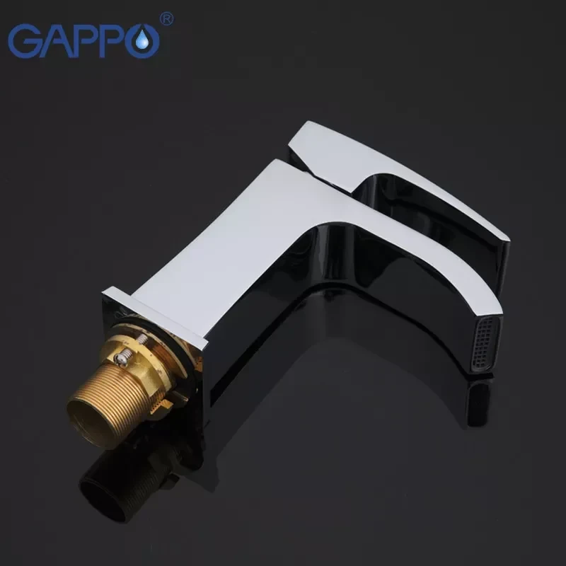 Смеситель для умывальника GAPPO G1007-1 хромированный