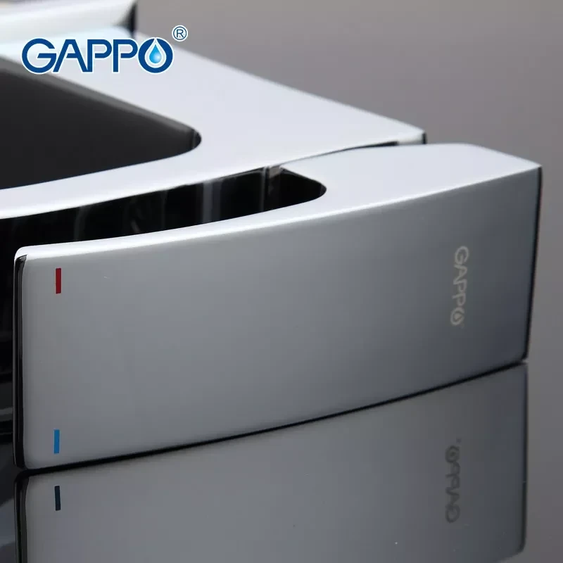 Смеситель для умывальника GAPPO G1007-1 хромированный