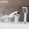 Смеситель для ванны GAPPO G1107 хромированный на борт.