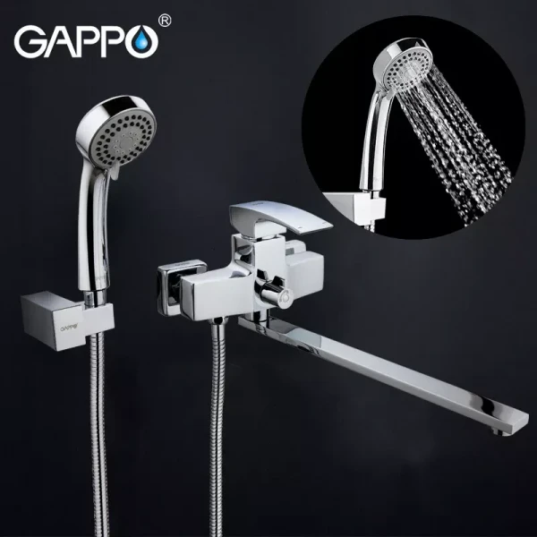 Смеситель для ванны GAPPO G2207 хромированный
