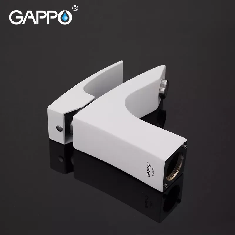 Смеситель для умывальника GAPPO G1007-7 белый/хром