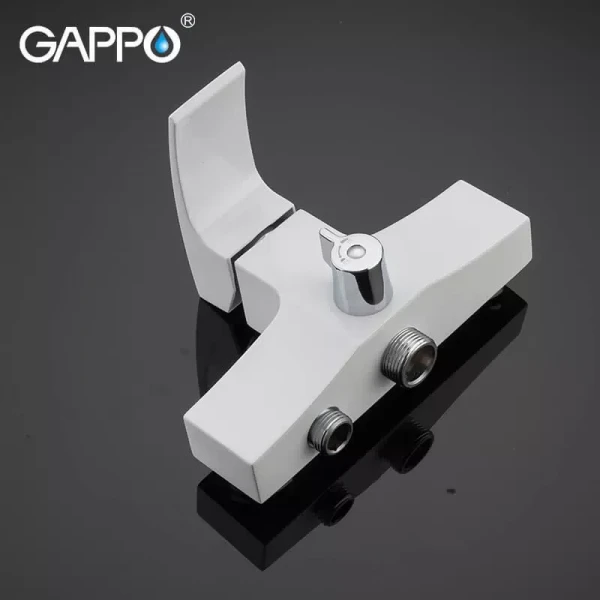 Смеситель для ванны GAPPO G2207-7 белый/хром