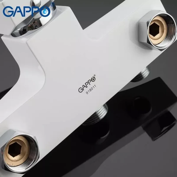 Смеситель для ванны GAPPO G2207-7 белый/хром