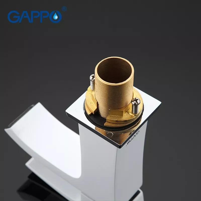 Смеситель для умывальника GAPPO G1007-8 белый/хром