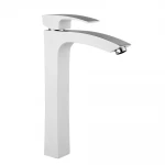 Смеситель для умывальника GAPPO G1007-18 белый/хром