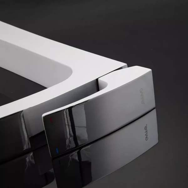 Смеситель для умывальника GAPPO G1007-18 белый/хром