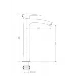Смеситель для умывальника GAPPO G1007-18 белый/хром