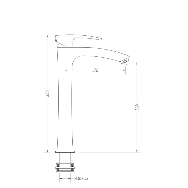 Смеситель для умывальника GAPPO G1007-18 белый/хром