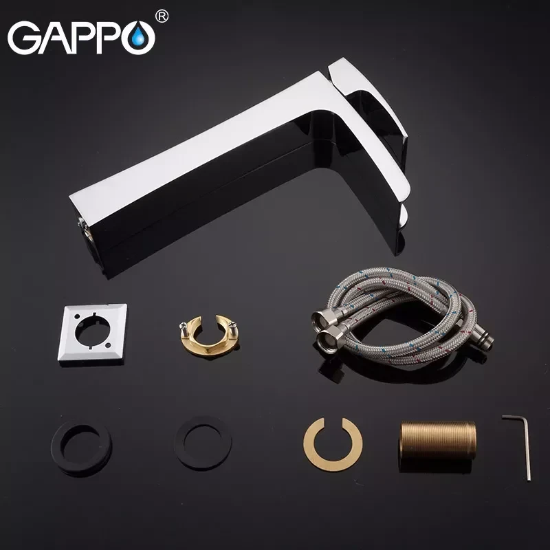 Смеситель для умывальника GAPPO G1007-21 хромированный